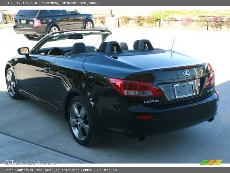 Obsidian Black / Black 2010 Lexus IS 250C Convertible