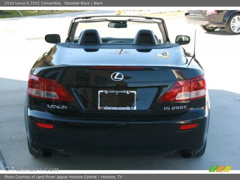 Obsidian Black / Black 2010 Lexus IS 250C Convertible