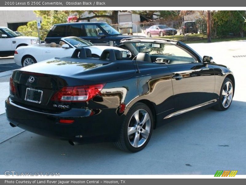 Obsidian Black / Black 2010 Lexus IS 250C Convertible