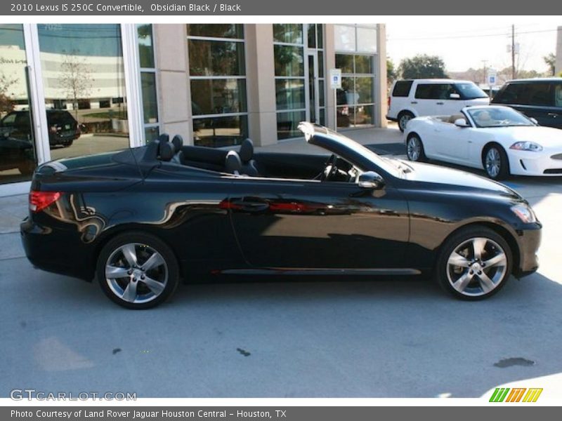 Obsidian Black / Black 2010 Lexus IS 250C Convertible