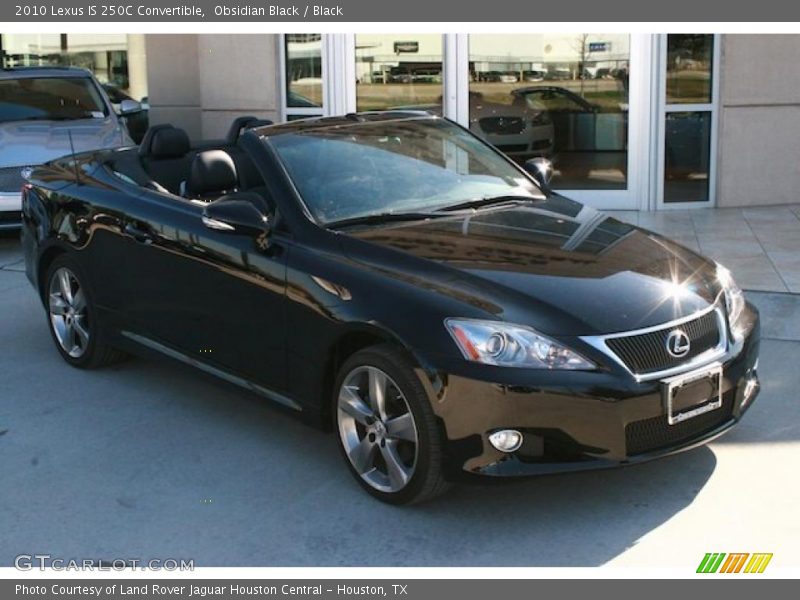 Obsidian Black / Black 2010 Lexus IS 250C Convertible