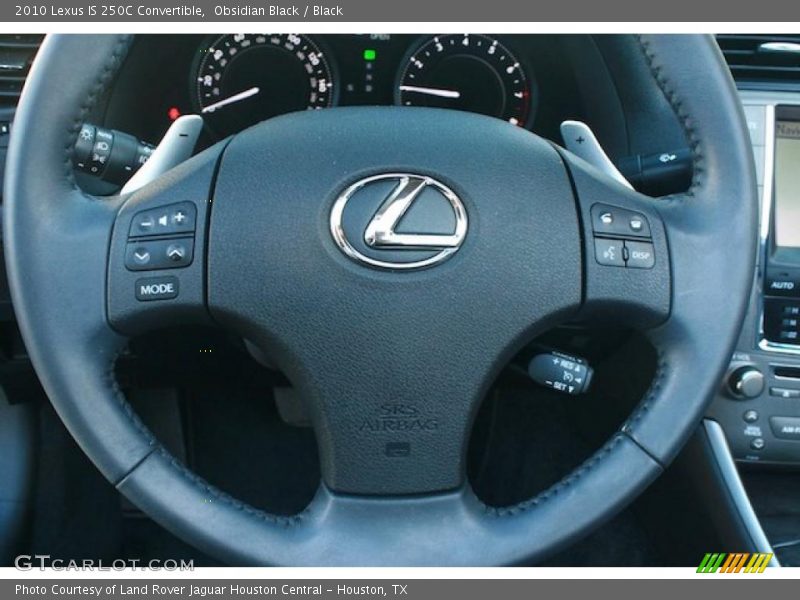 Obsidian Black / Black 2010 Lexus IS 250C Convertible