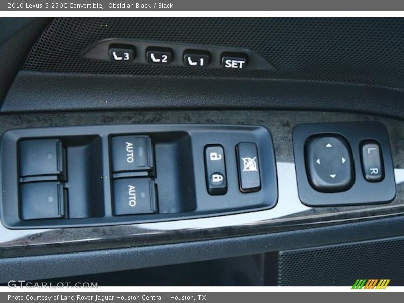 Obsidian Black / Black 2010 Lexus IS 250C Convertible