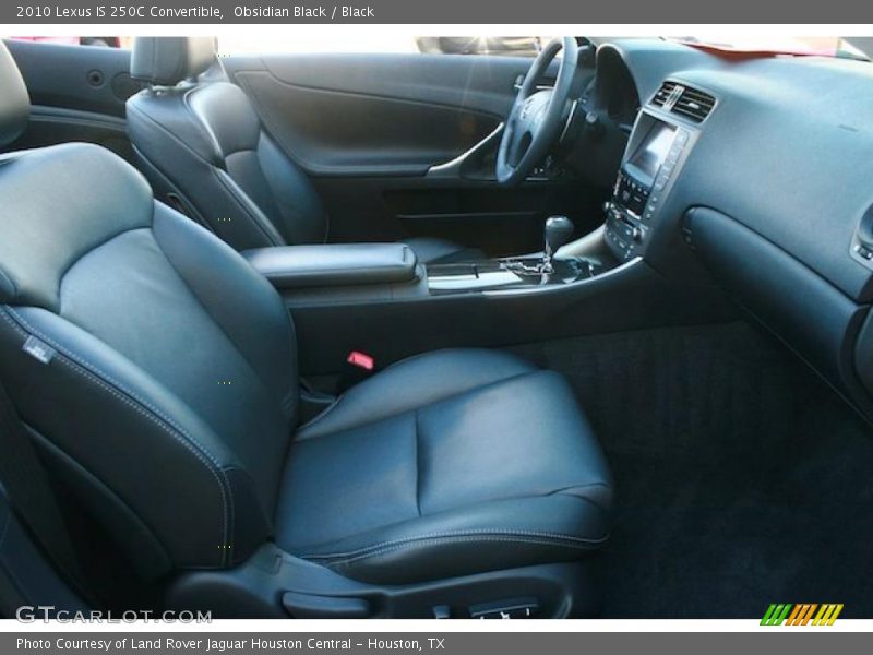 Obsidian Black / Black 2010 Lexus IS 250C Convertible