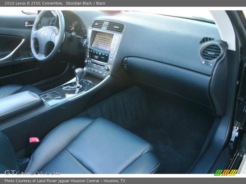 Obsidian Black / Black 2010 Lexus IS 250C Convertible