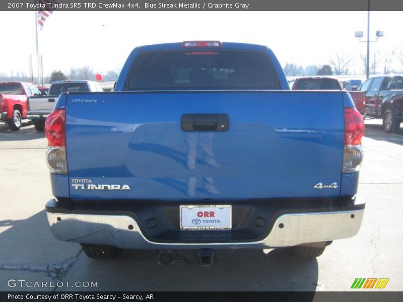 Blue Streak Metallic / Graphite Gray 2007 Toyota Tundra SR5 TRD CrewMax 4x4