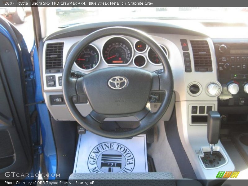 Blue Streak Metallic / Graphite Gray 2007 Toyota Tundra SR5 TRD CrewMax 4x4