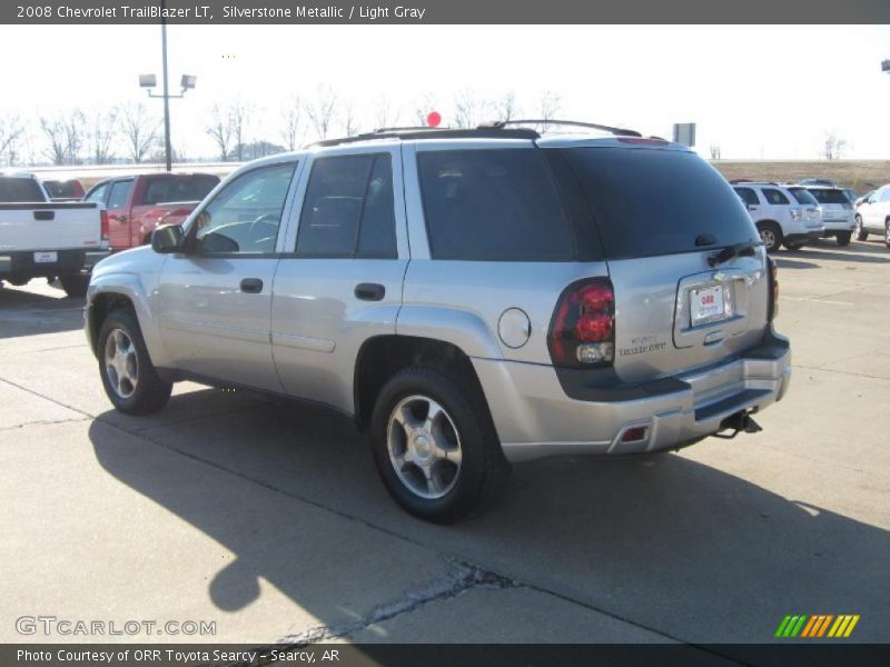 Silverstone Metallic / Light Gray 2008 Chevrolet TrailBlazer LT