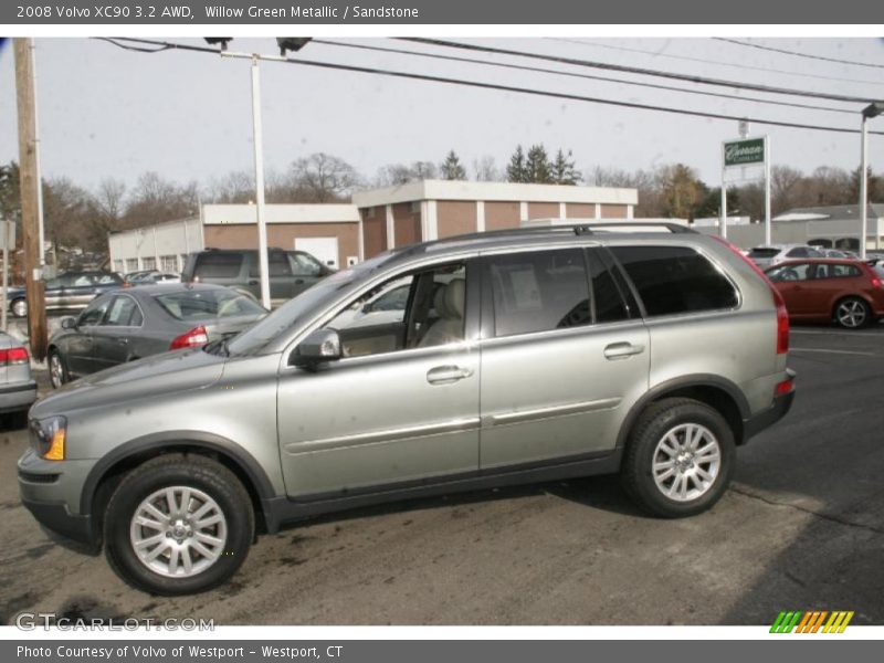 Willow Green Metallic / Sandstone 2008 Volvo XC90 3.2 AWD