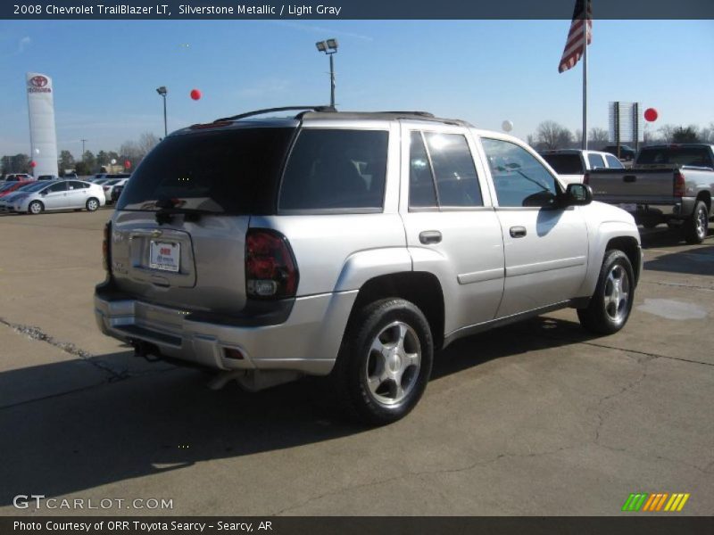 Silverstone Metallic / Light Gray 2008 Chevrolet TrailBlazer LT
