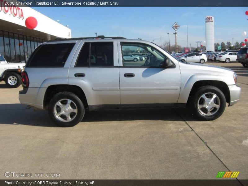 Silverstone Metallic / Light Gray 2008 Chevrolet TrailBlazer LT