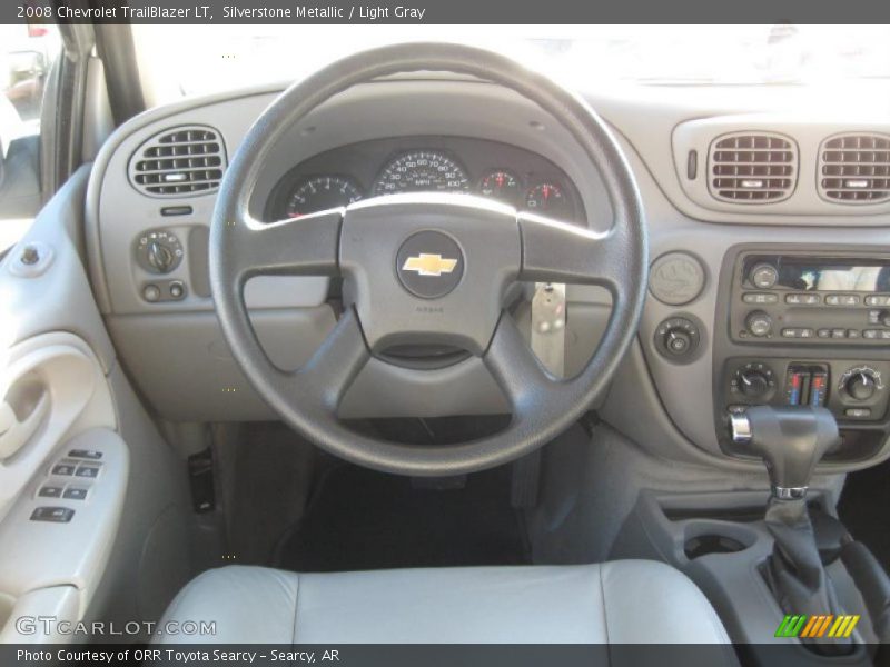 Silverstone Metallic / Light Gray 2008 Chevrolet TrailBlazer LT