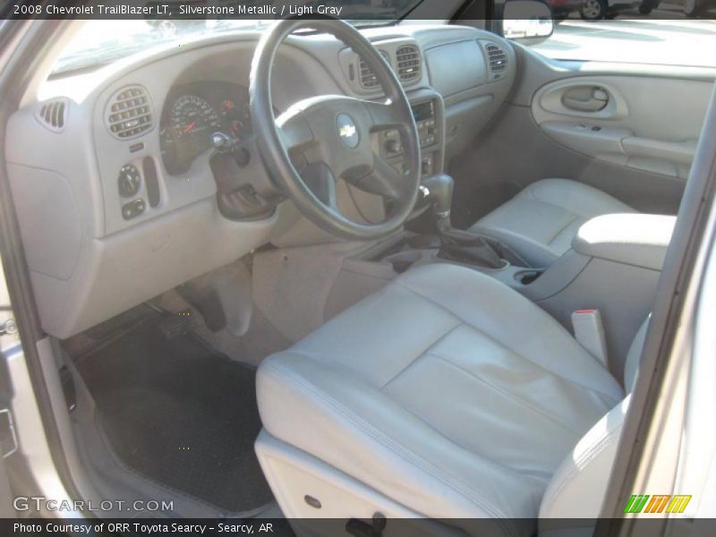 Silverstone Metallic / Light Gray 2008 Chevrolet TrailBlazer LT