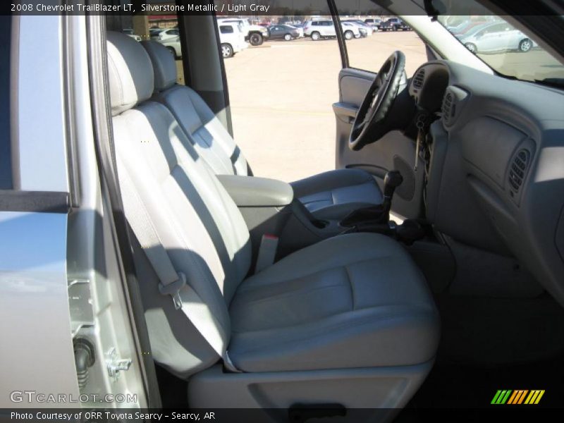 Silverstone Metallic / Light Gray 2008 Chevrolet TrailBlazer LT