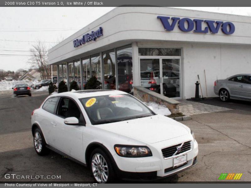 Ice White / Off Black 2008 Volvo C30 T5 Version 1.0