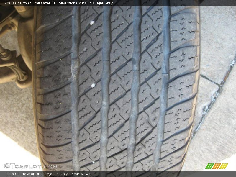 Silverstone Metallic / Light Gray 2008 Chevrolet TrailBlazer LT
