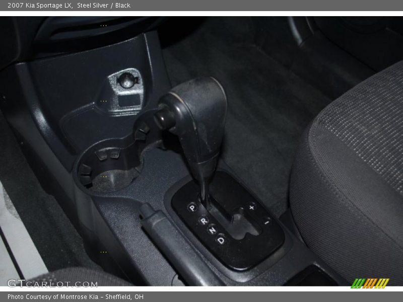 Steel Silver / Black 2007 Kia Sportage LX