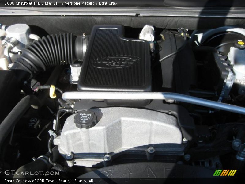 Silverstone Metallic / Light Gray 2008 Chevrolet TrailBlazer LT