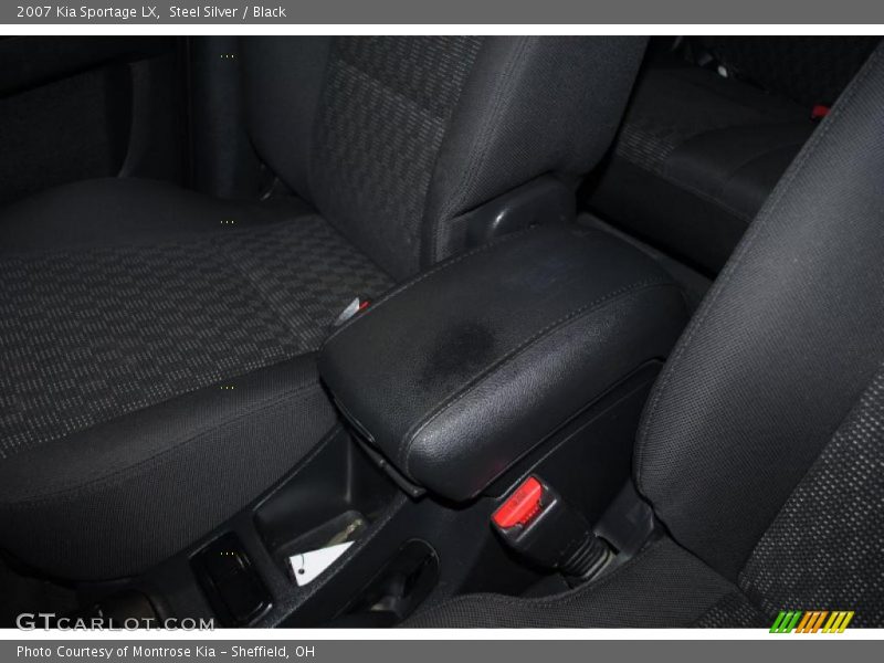 Steel Silver / Black 2007 Kia Sportage LX