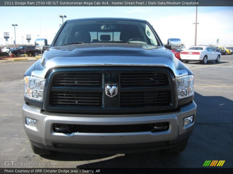 Hunter Green Pearl / Dark Slate/Medium Graystone 2011 Dodge Ram 2500 HD SLT Outdoorsman Mega Cab 4x4