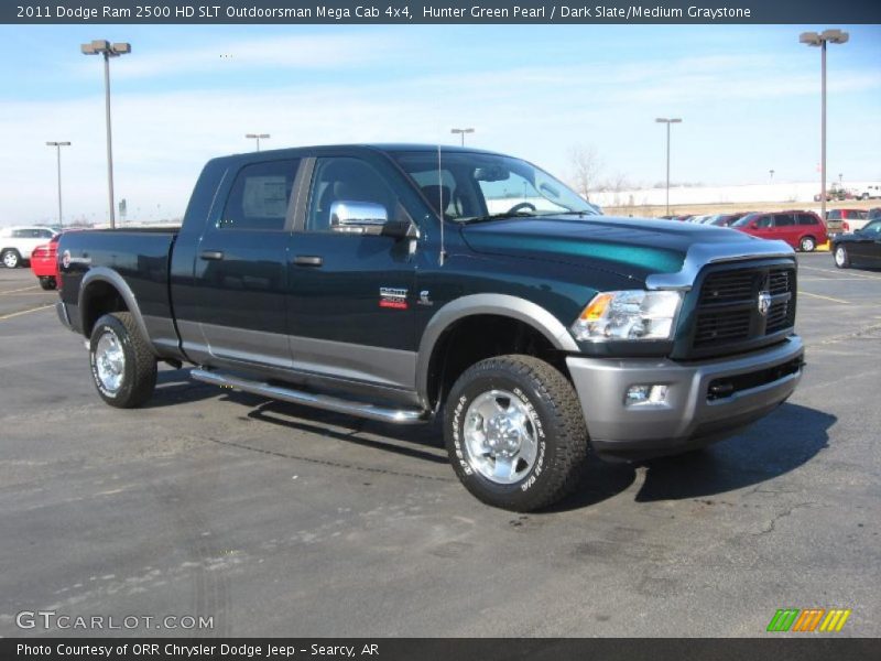 Front 3/4 View of 2011 Ram 2500 HD SLT Outdoorsman Mega Cab 4x4