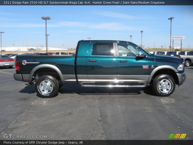  2011 Ram 2500 HD SLT Outdoorsman Mega Cab 4x4 Hunter Green Pearl