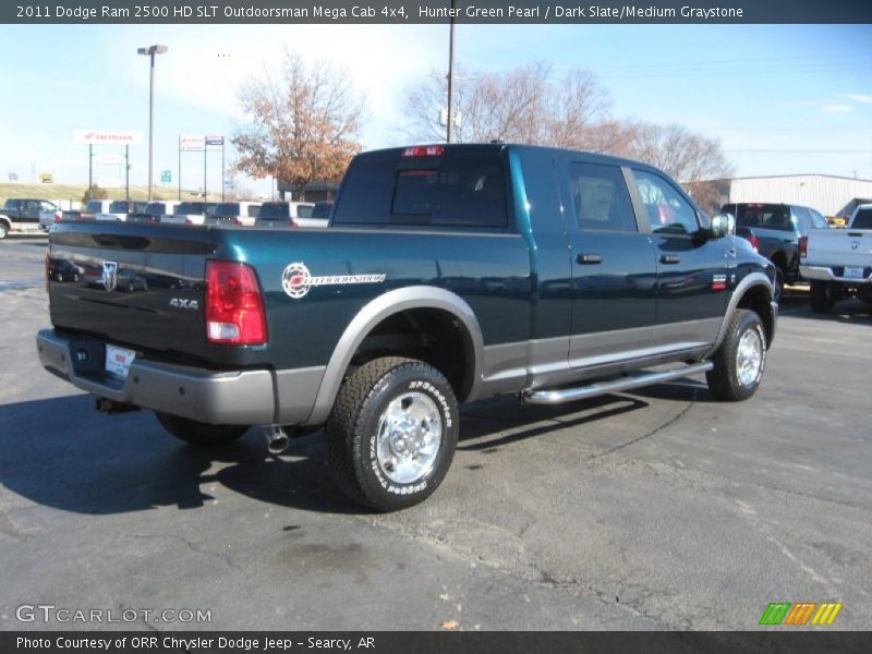  2011 Ram 2500 HD SLT Outdoorsman Mega Cab 4x4 Hunter Green Pearl