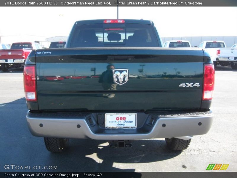 Hunter Green Pearl / Dark Slate/Medium Graystone 2011 Dodge Ram 2500 HD SLT Outdoorsman Mega Cab 4x4