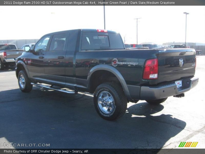 Hunter Green Pearl / Dark Slate/Medium Graystone 2011 Dodge Ram 2500 HD SLT Outdoorsman Mega Cab 4x4