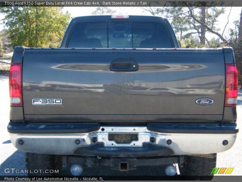 Dark Stone Metallic / Tan 2006 Ford F350 Super Duty Lariat FX4 Crew Cab 4x4