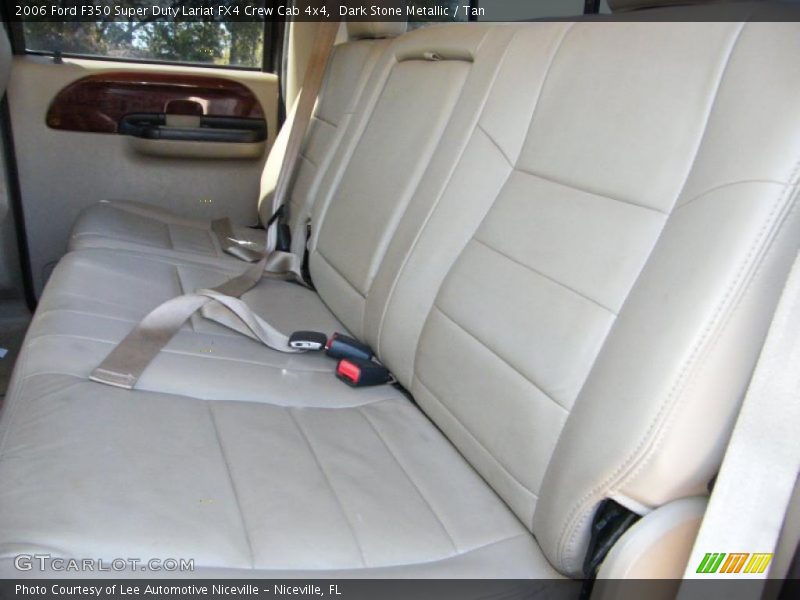 Dark Stone Metallic / Tan 2006 Ford F350 Super Duty Lariat FX4 Crew Cab 4x4
