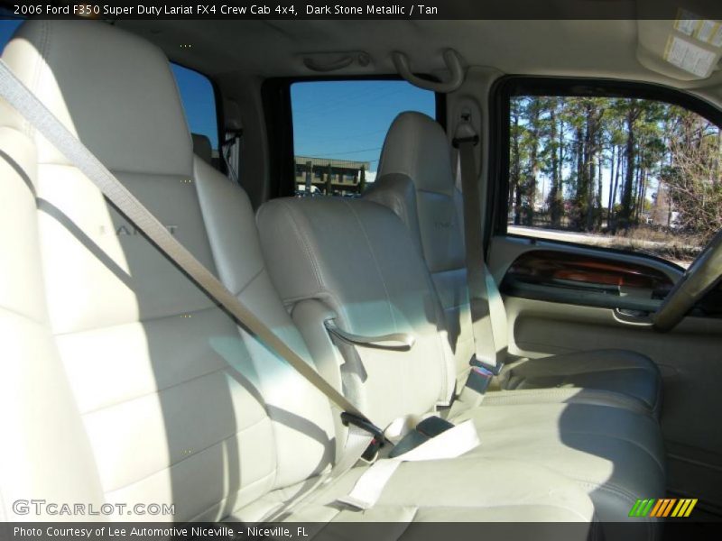 Dark Stone Metallic / Tan 2006 Ford F350 Super Duty Lariat FX4 Crew Cab 4x4