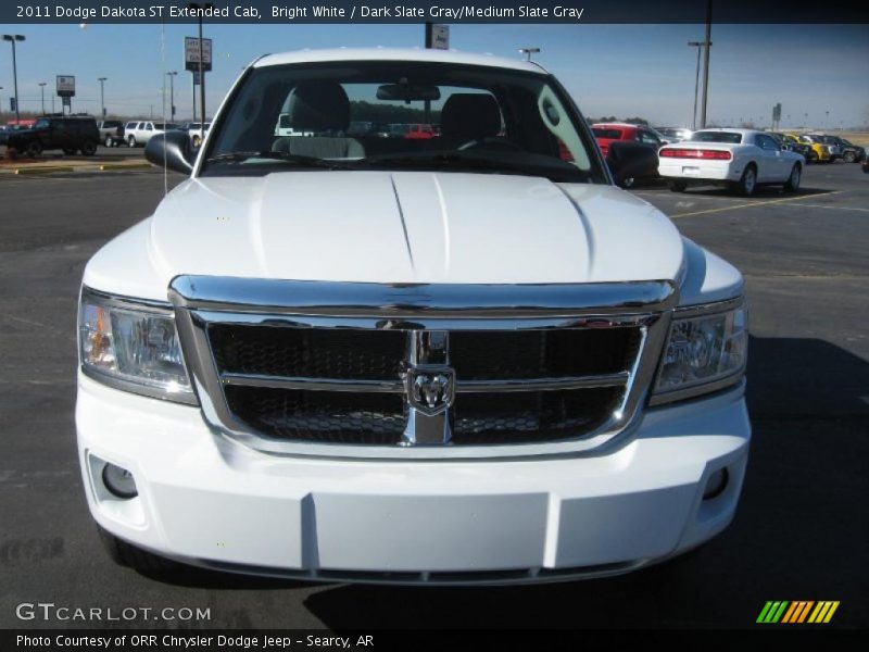 Bright White / Dark Slate Gray/Medium Slate Gray 2011 Dodge Dakota ST Extended Cab