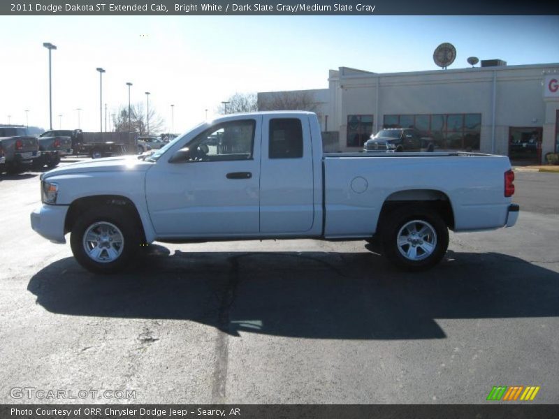 Bright White / Dark Slate Gray/Medium Slate Gray 2011 Dodge Dakota ST Extended Cab