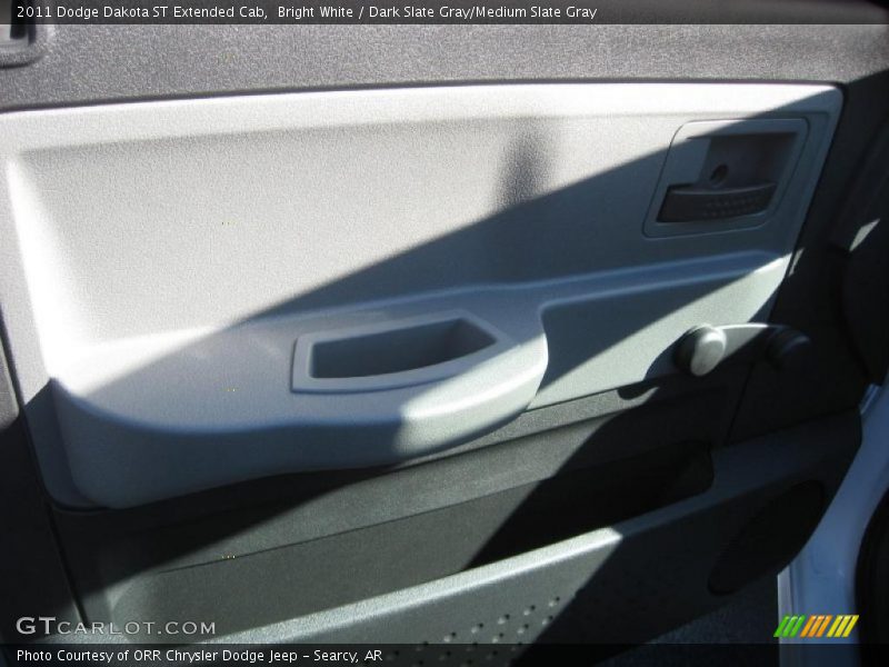 Bright White / Dark Slate Gray/Medium Slate Gray 2011 Dodge Dakota ST Extended Cab