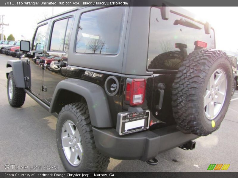 Black / Black/Dark Saddle 2011 Jeep Wrangler Unlimited Rubicon 4x4