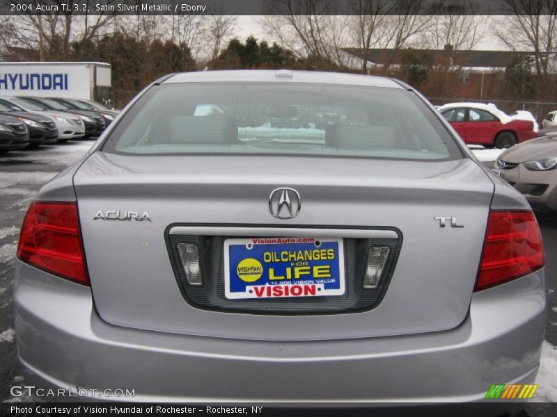 Satin Silver Metallic / Ebony 2004 Acura TL 3.2