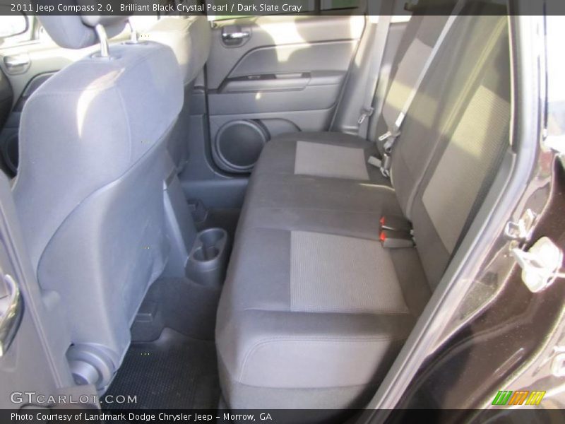 Brilliant Black Crystal Pearl / Dark Slate Gray 2011 Jeep Compass 2.0