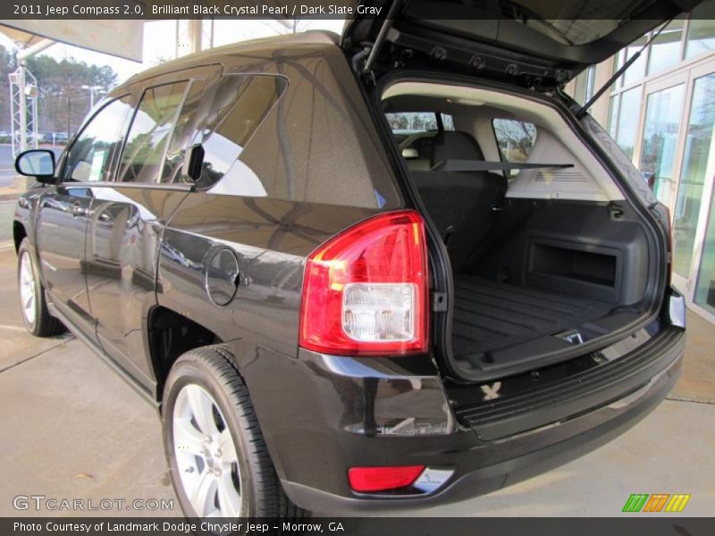 Brilliant Black Crystal Pearl / Dark Slate Gray 2011 Jeep Compass 2.0