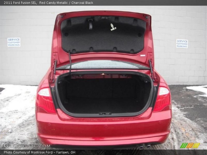 Red Candy Metallic / Charcoal Black 2011 Ford Fusion SEL