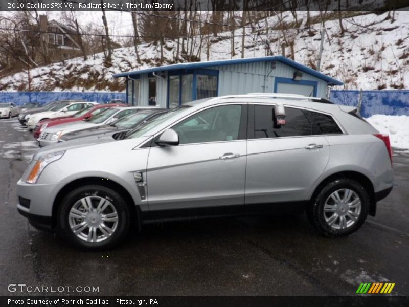 Radiant Silver / Titanium/Ebony 2010 Cadillac SRX V6
