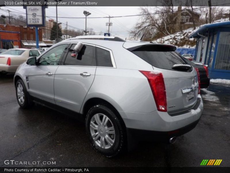 Radiant Silver / Titanium/Ebony 2010 Cadillac SRX V6