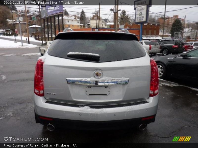 Radiant Silver / Titanium/Ebony 2010 Cadillac SRX V6