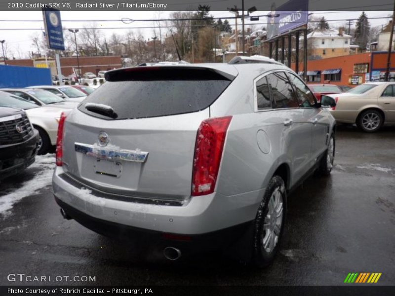 Radiant Silver / Titanium/Ebony 2010 Cadillac SRX V6