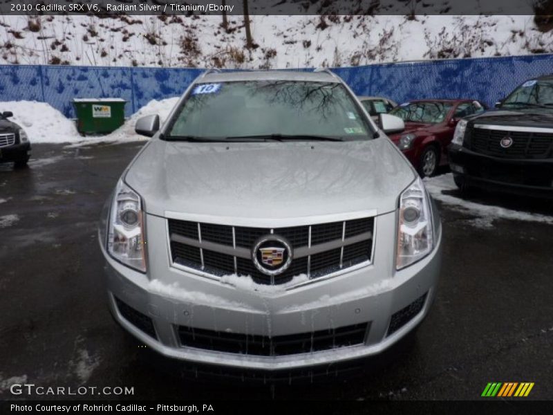 Radiant Silver / Titanium/Ebony 2010 Cadillac SRX V6