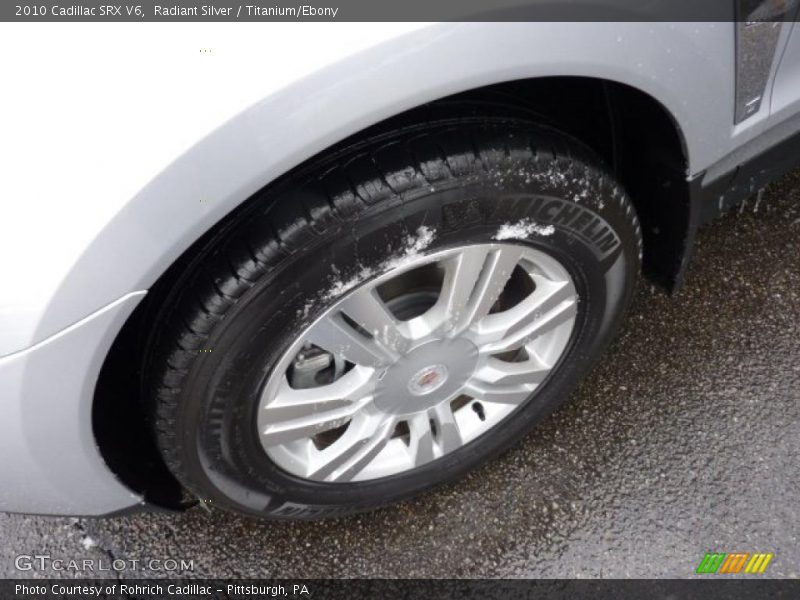 Radiant Silver / Titanium/Ebony 2010 Cadillac SRX V6