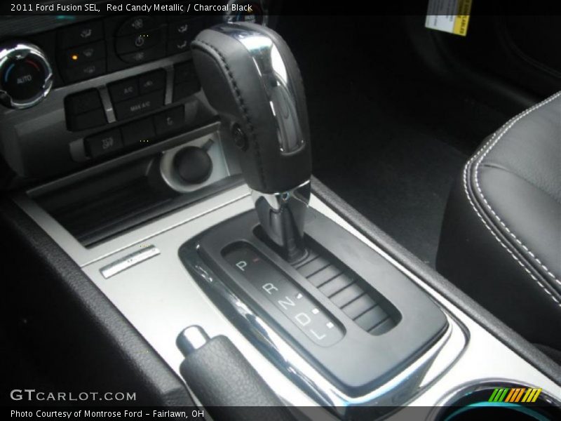 Red Candy Metallic / Charcoal Black 2011 Ford Fusion SEL