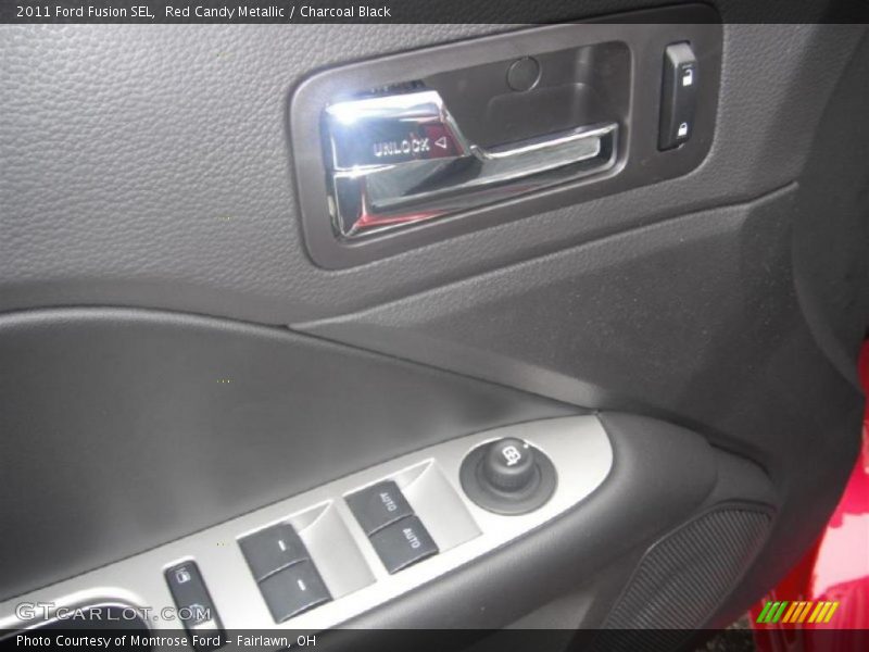 Red Candy Metallic / Charcoal Black 2011 Ford Fusion SEL
