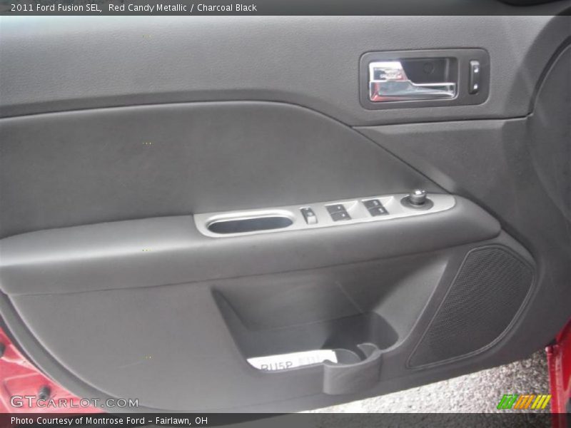 Red Candy Metallic / Charcoal Black 2011 Ford Fusion SEL