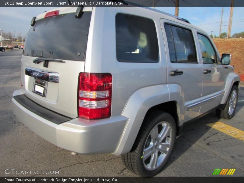 Bright Silver Metallic / Dark Slate Gray 2011 Jeep Liberty Jet Sport